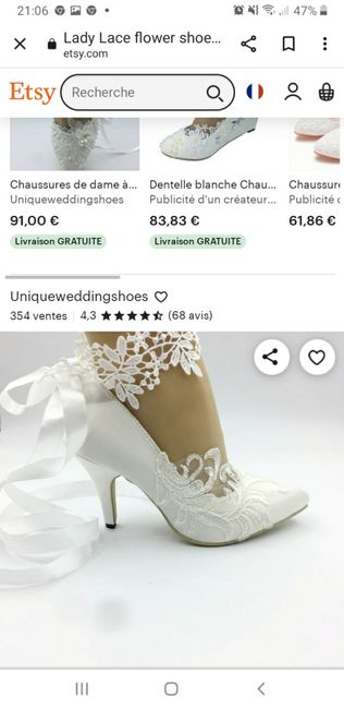 Dis-nous si tu as déjà trouvé tes chaussures de mariée ! - 1