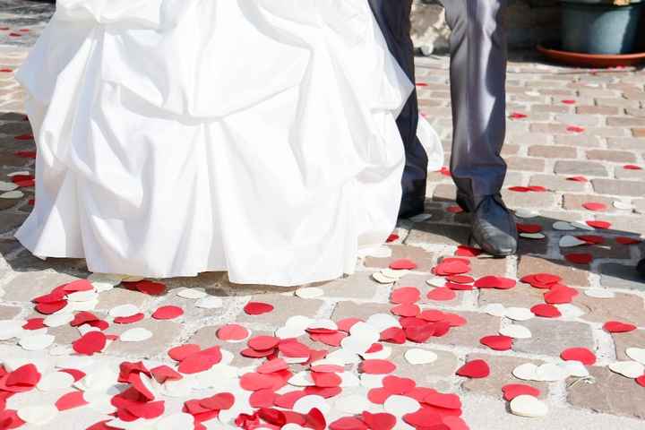 La mienne était ivoire sur le bas ...