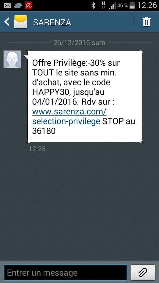 Code promo sarenza - 1