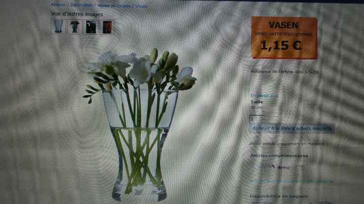 Vase pour centre de table - 1