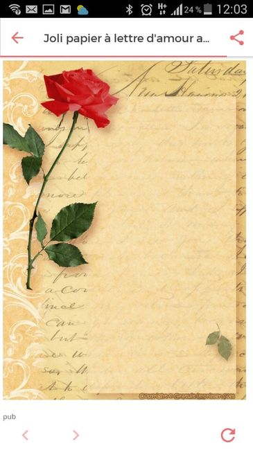 Lettre à mon chéri - 1