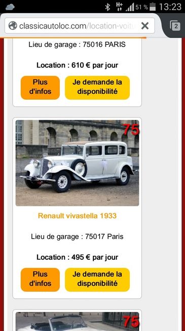 Location de voitures d'hiver pour mariage - 1