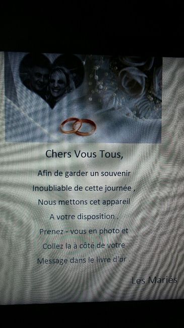 Aide pour écriture dans livre d'or - 1