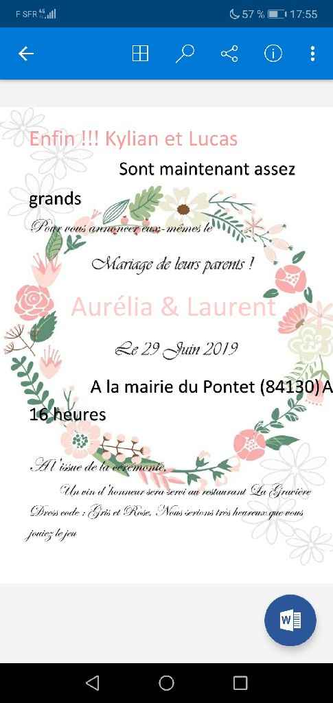 Et maintenant... partage tes faire-part ! - 1