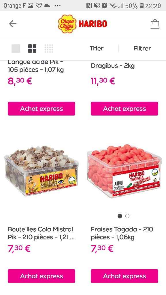 Vente haribo - 2