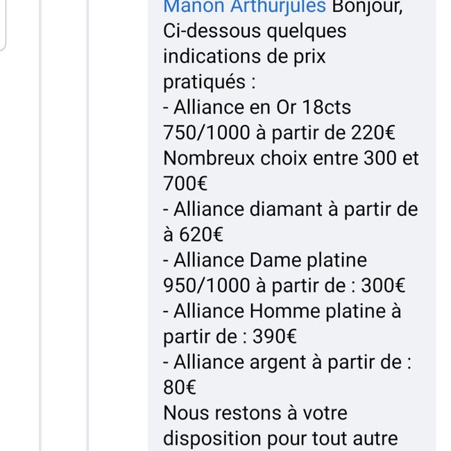 Alliances trouvées - 1