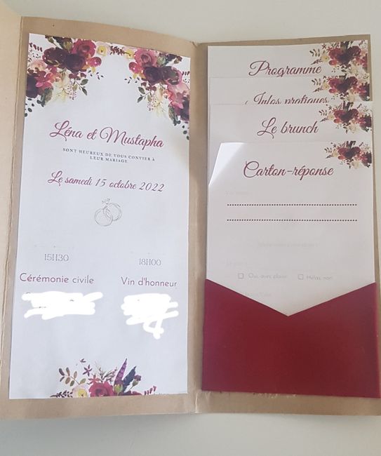 Papier impression faire-part 💌 1