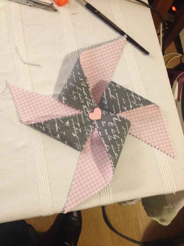 rose des vents en tissu