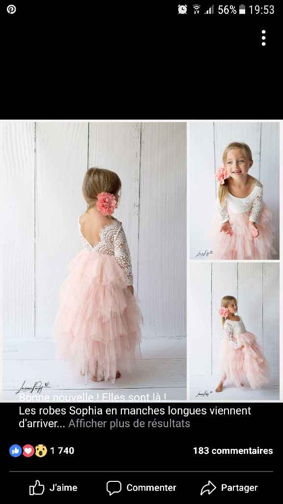 Robe de cérémonie petite fille - 2