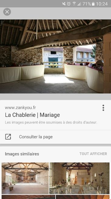Quel est votre lieu de réception ? - 2