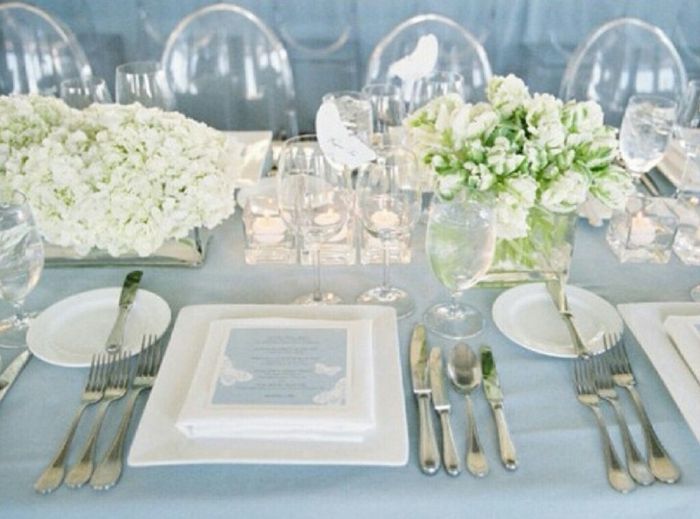 Inspiration couleurs argent, bleu pastel et blanc - 9