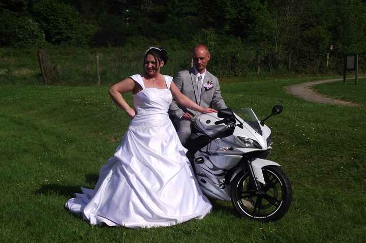 nous possons avec la moto 