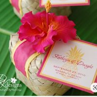 Contenant à dragées hibiscus - 1