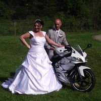 nous possons avec la moto 