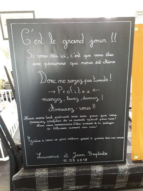 Affiche invités repas - 1