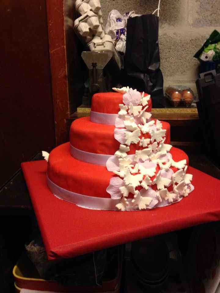  Wedding cake rouge et blanc : conseils saveurs et ingrédients - 1