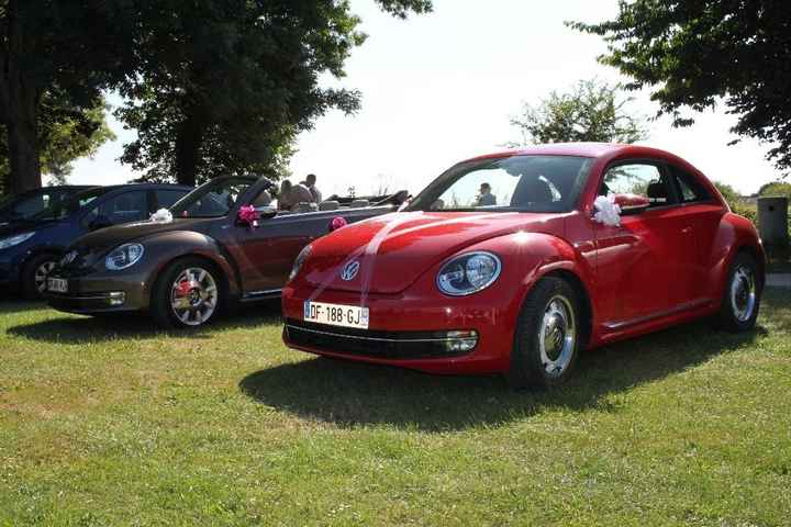 Voitures des mariés