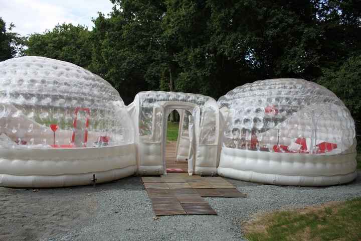 Notre bulle d'amour pour notre nuit de noce (avec spa privé en terrasse)