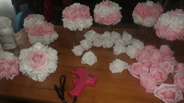 Diy bouquets de centres de table - 2