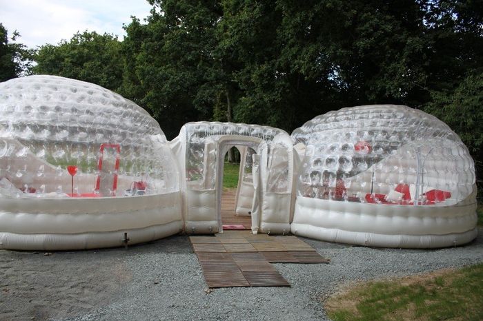 Notre bulle d'amour pour notre nuit de noce (avec spa privé en terrasse)