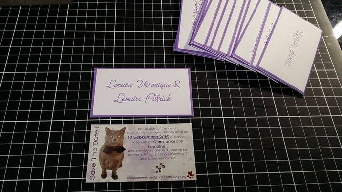 Save the date + enveloppes DIY