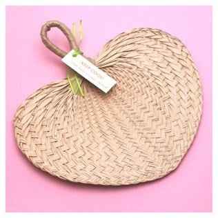 Eventail Fleur de palme naturelle