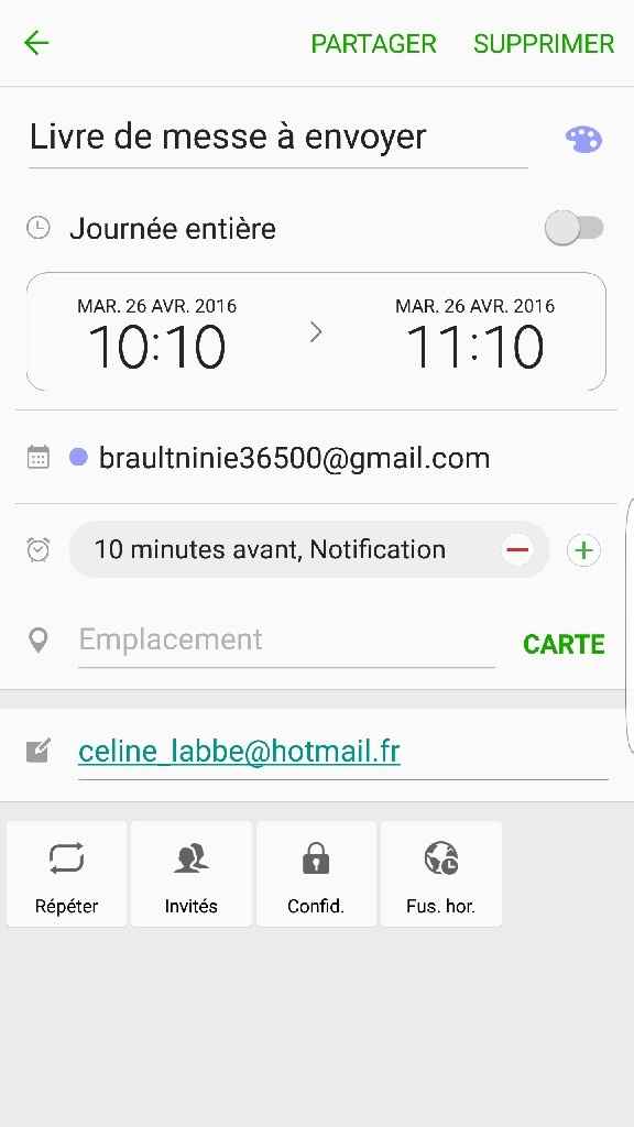 Modèle livret de cérémonie d'engagement et messe - 1