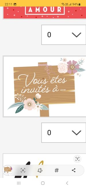 Timbre pour faire part 1