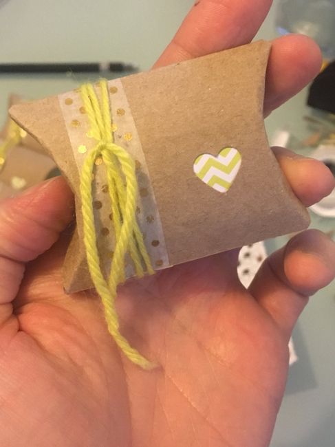 Dragées - boites diy kraft - 2