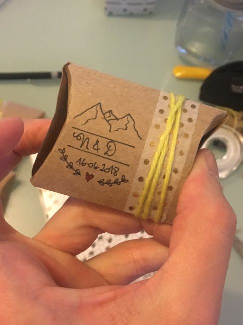 Dragées - boites diy kraft - 3