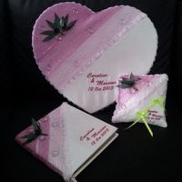 urne, livre et coussin theme olivier