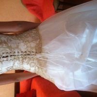 Échantillon de ma robe.