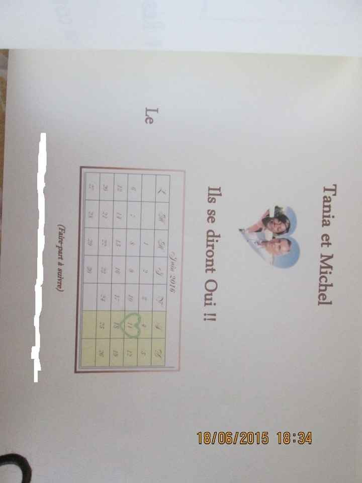Mon save the date - 3
