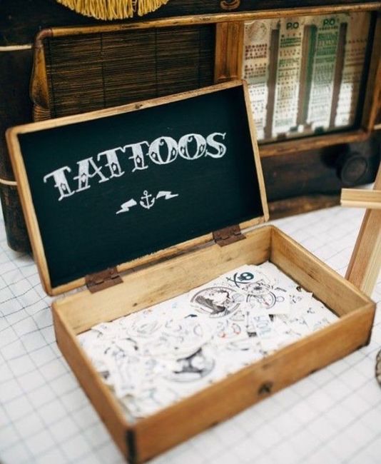 Diy fleurs en papier et bar à tattoos - 2