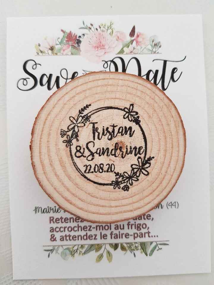 diy magnets save the date - 2