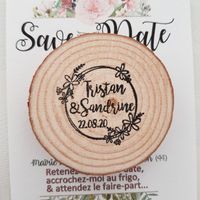 diy magnets save the date - 2