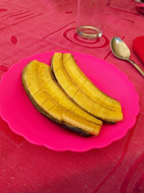 Sortie "One Love", Banane cuite