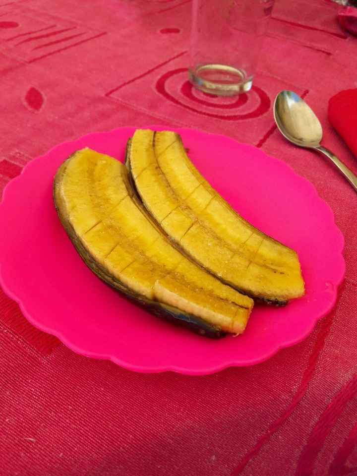 Sortie "One Love", Banane cuite