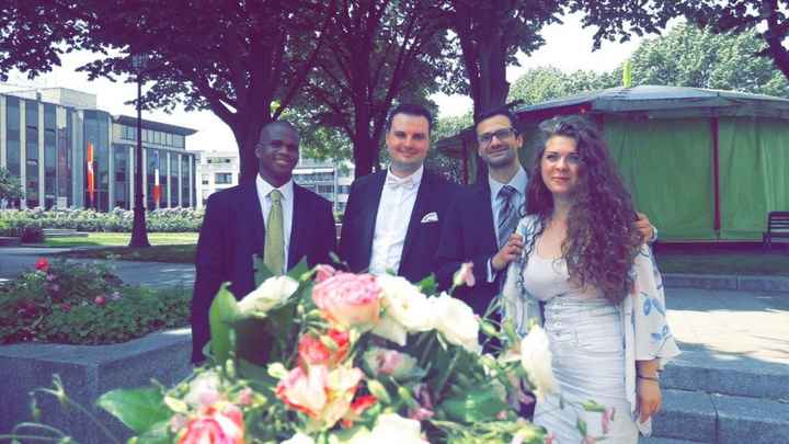 2 des témoins, une DH et mon mari