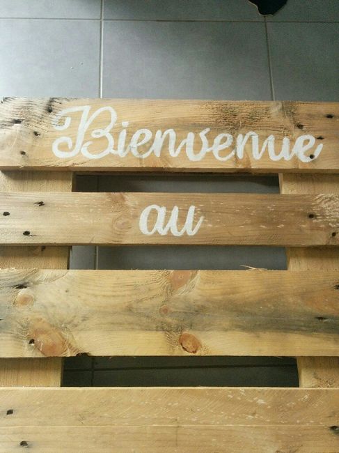 Panneau de bienvenue , le poncer ? - 1