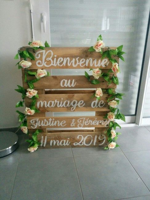 Panneau de bienvenue , le poncer ? - 1
