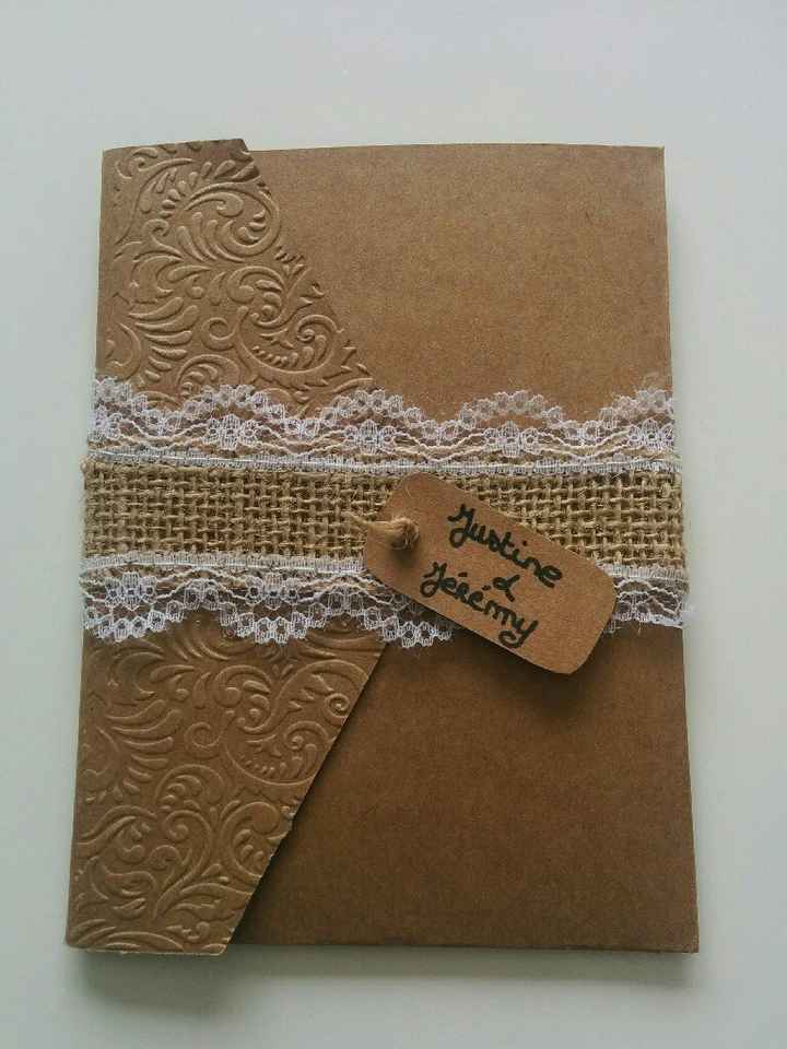 Essais faire parts fait main - 1