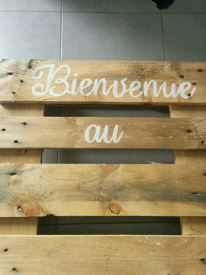 Panneau de bienvenue , le poncer ? - 1