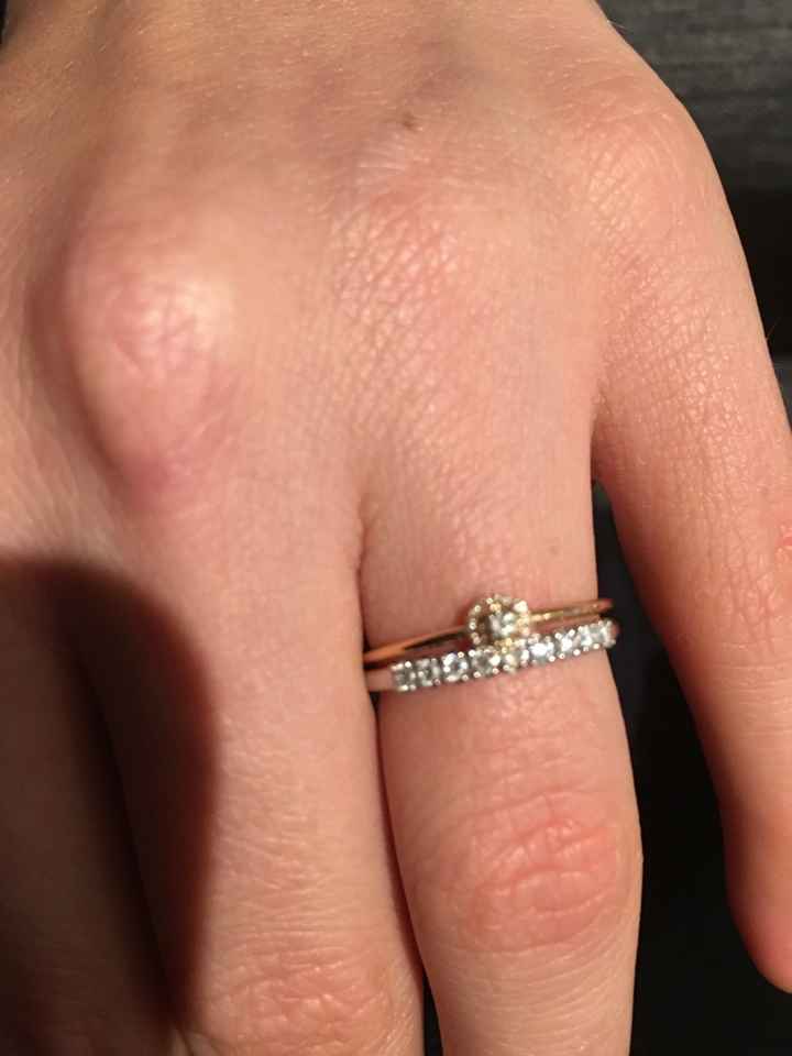Bague de fiançailles et alliance - 1