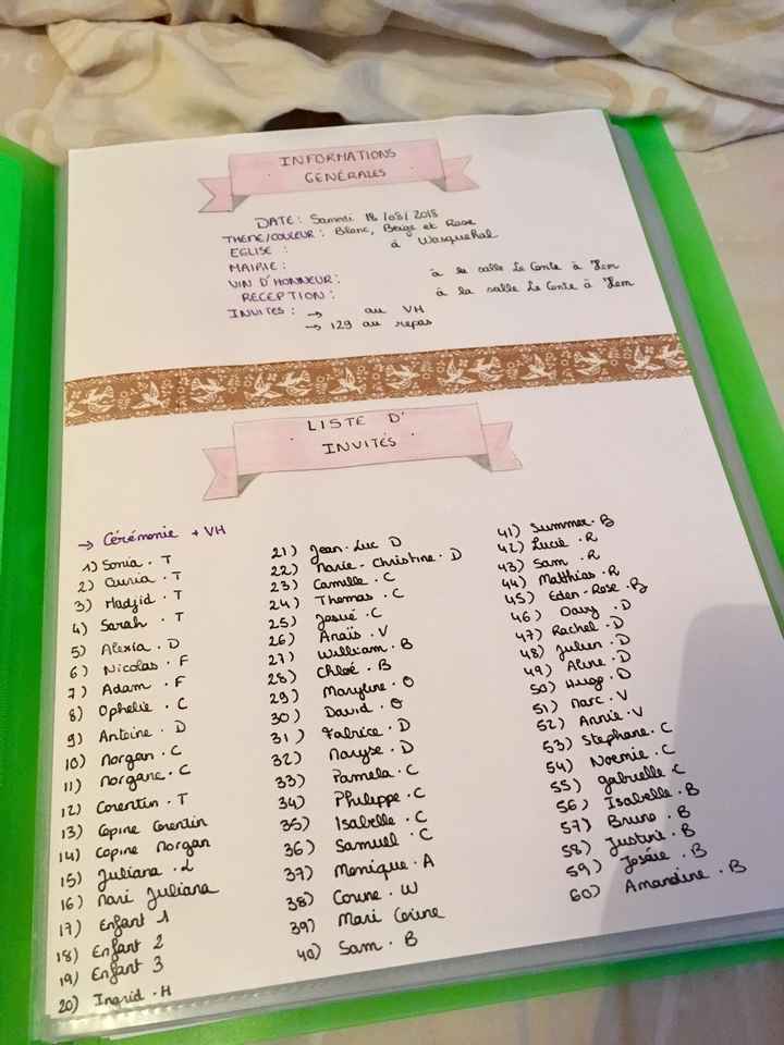 Book d'organisation 📖👰🏻 - 3
