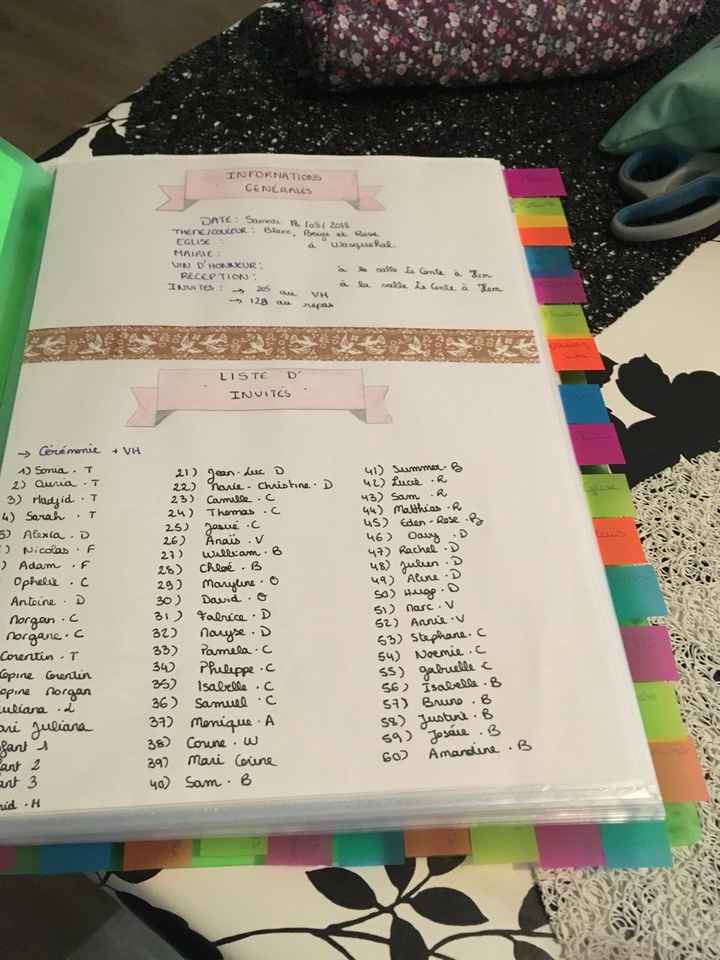 évolution du cahier de mariage !! - 2
