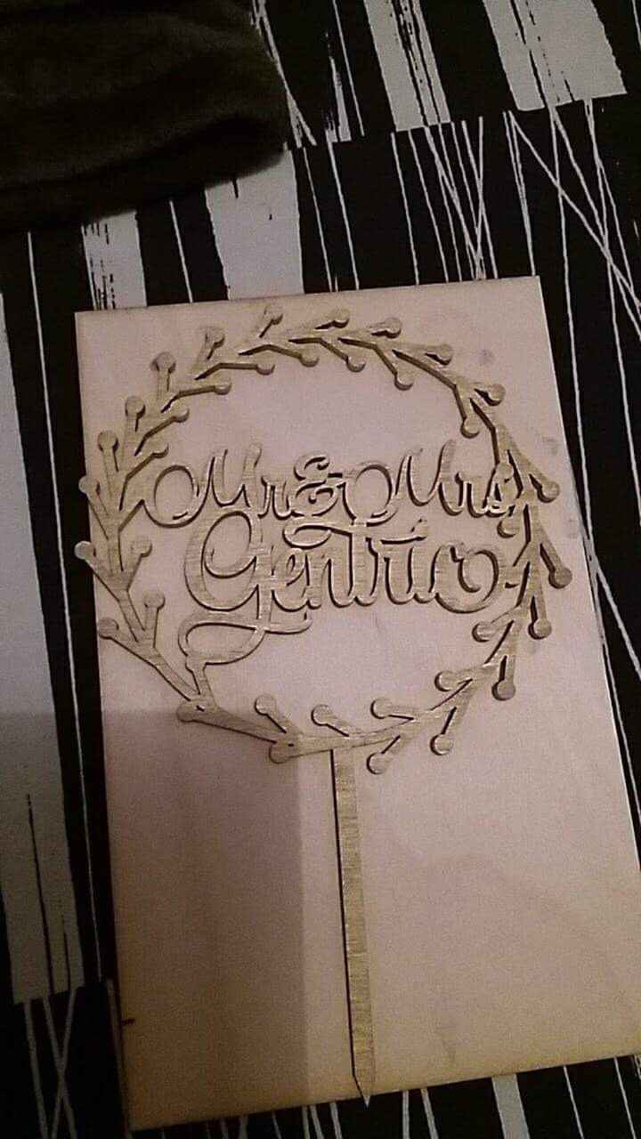 Mon cake topper enfin à la maison 😍 - 1