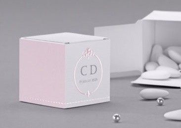 Boite a dragées de chez Cotton Bird