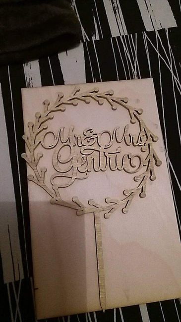  Mon cake topper enfin à la maison 😍 - 1