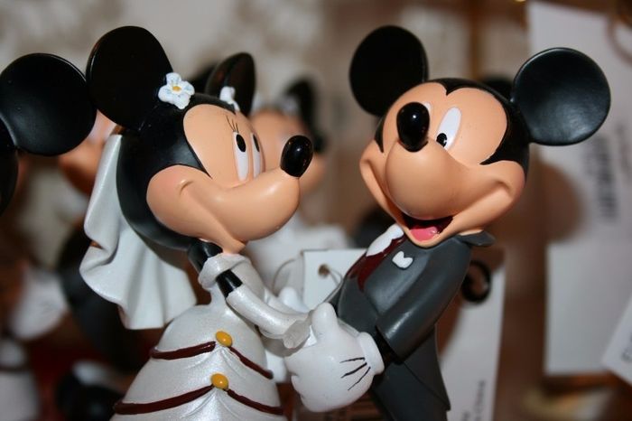 Figurine mickey et minnie